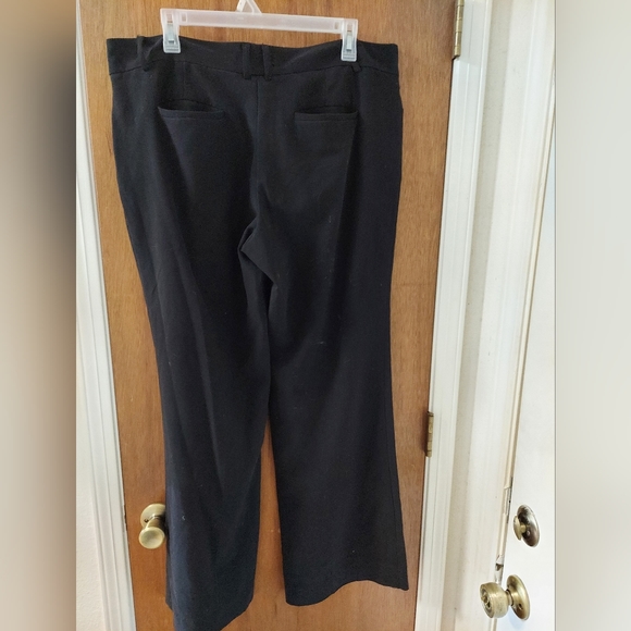 Straight leg, black dress pants. - Picture 2 of 3